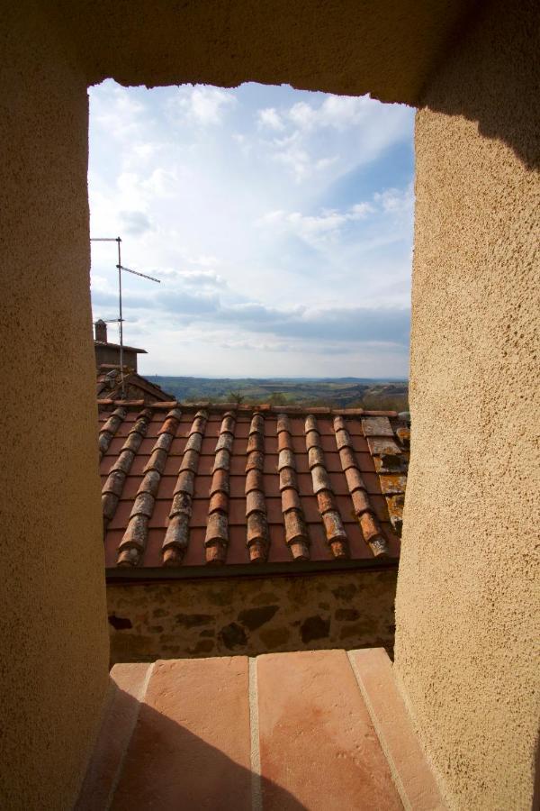 Torre Appartamento Con Vista Monticchiello Exteriér fotografie